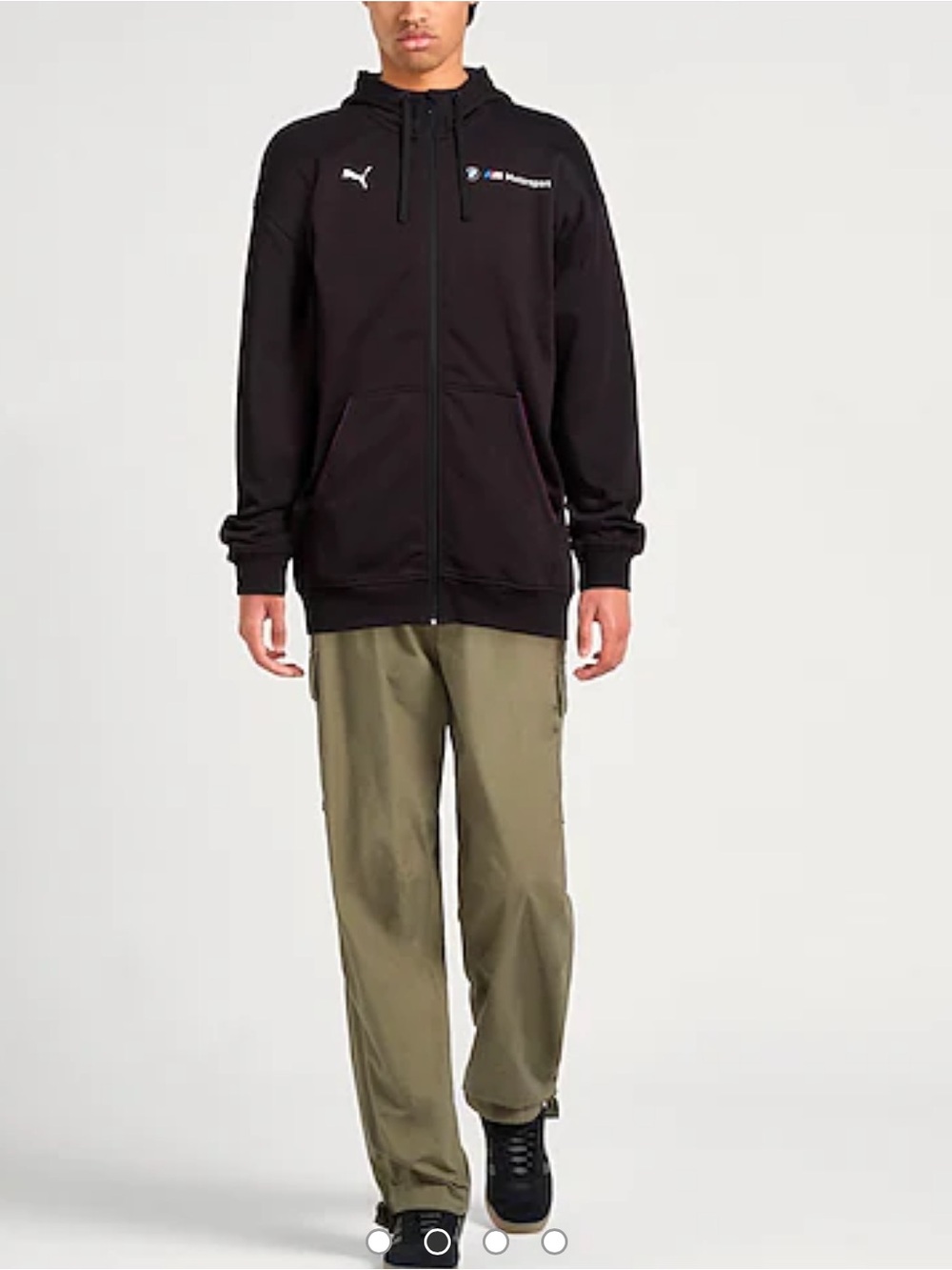 Puma x BMW Motorsport full zip hoodie NWT BLACK
